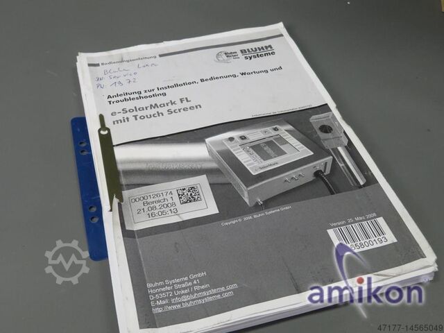 Biegemaschine ﻿Bluhm Systeme e-SolarMark FL