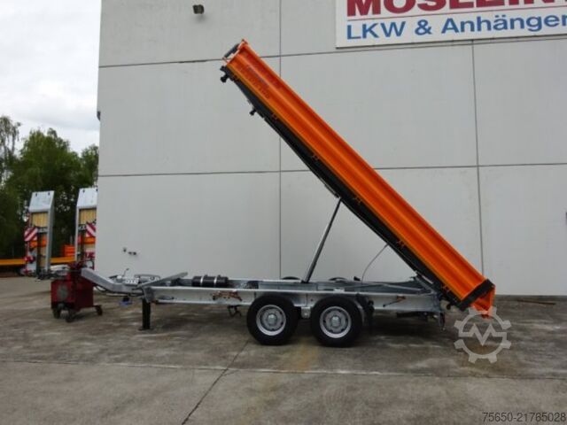 Tipper trailer Möslein TTD13- BA Orange  13 t Tandem Kipper Tiefladermit Bordwand- Aufsatz-- Neufahrzeug --
