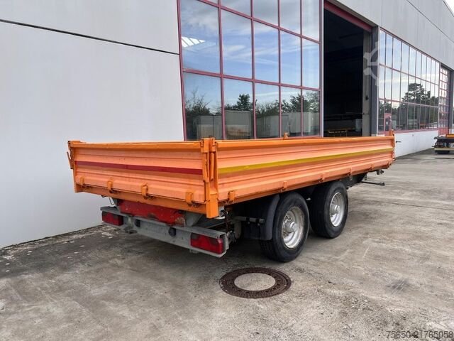 Tipper trailer Obermaier 14  14,2 t Tandemkipper- Tieflader