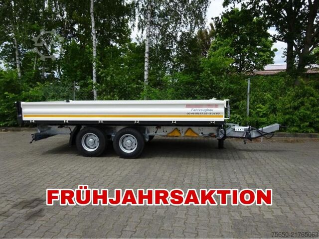 Tipper trailer Möslein TTD 13 Weiß  13 t Tandem 3- Seitenkipper Tieflader-- Neufahrzeug --