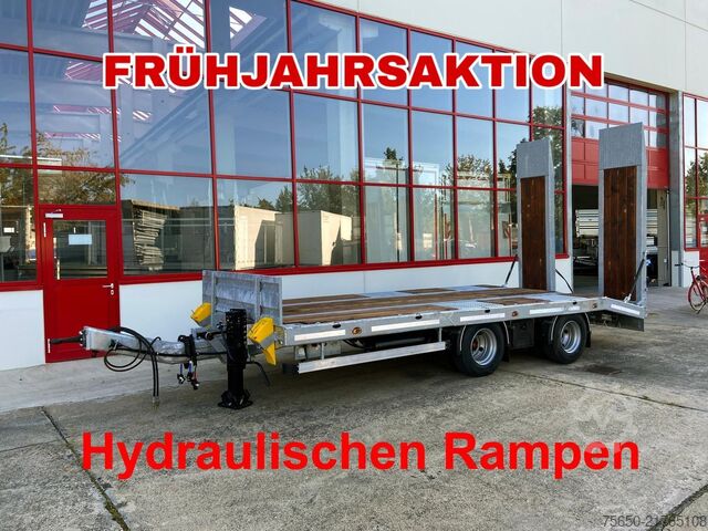 Rimorchio a pianale ribassato Möslein TT21-7,2 Hydr  21 t Tandemtieflader, hydr. Rampen, NEU