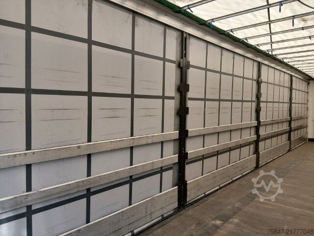 Nyitott ponyvás félpótkocsi Krone SDP 27 eLG50-CS MEGA Liftachse Duomatic