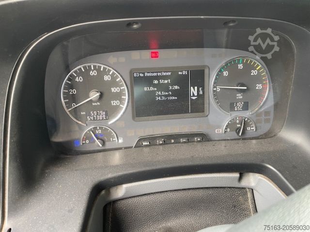 Auto-dizalica montirana na kamionu MERCEDES-BENZ Actros 2541 6x2 Pritsche Heckkran Palfinger PK