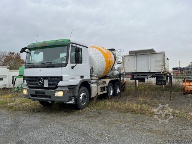 Kamion sa zamjenjivom nadogradnjom MERCEDES-BENZ Actros 2644 6x4 3-Achs Kipper Mischer+Kipper