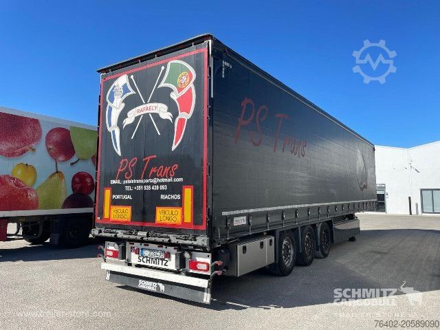Brandalı açık yarı römork Schmitz Cargobull Semitrailer Curtainsider Varios
