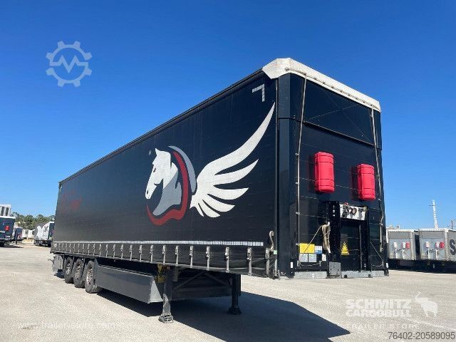 Brandalı açık yarı römork Schmitz Cargobull Semitrailer Curtainsider Varios
