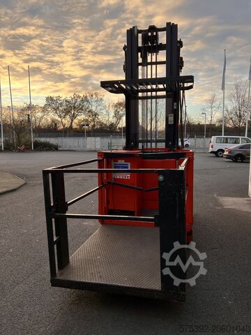 Vozík do úzkých uliček, vysokozdvižný regálový vozík Linde V10