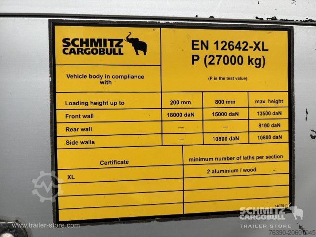 Otevřený návěs s plachtou Schmitz Cargobull Semitrailer Curtainsider Standard
