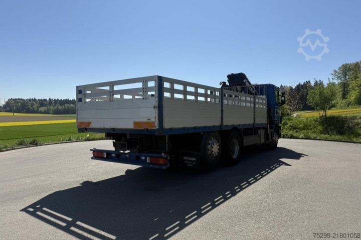 Γερανός τοποθετημένος σε φορτηγό Scania R124 470PS 6x2*4 HIAB 220 C-4 / Swiss-Vehicle