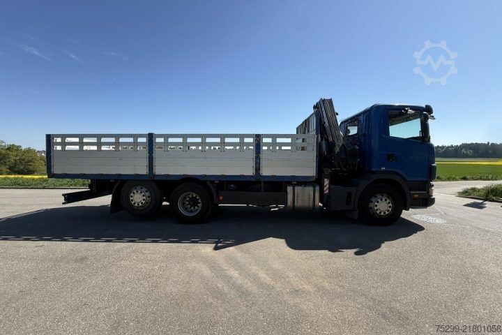 Γερανός τοποθετημένος σε φορτηγό Scania R124 470PS 6x2*4 HIAB 220 C-4 / Swiss-Vehicle