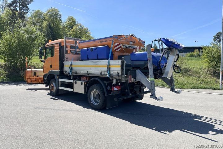 Τρίπλευρο ανατρεπόμενο φορτηγό MAN TGM 13.290 4x4 Kipper Kommunal / Swiss-Vehicle