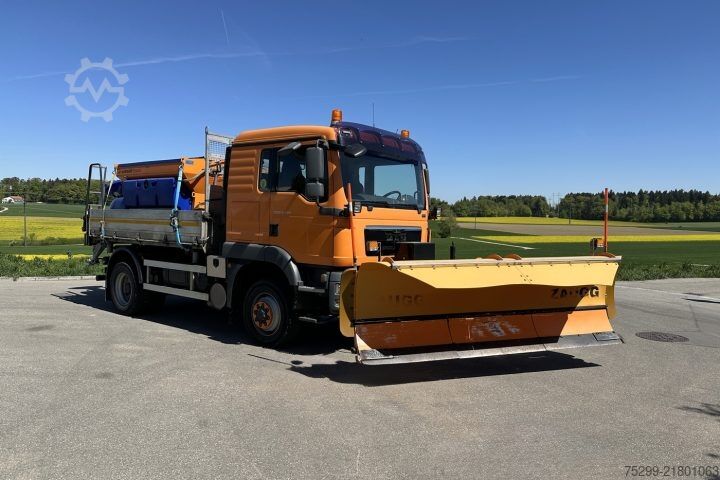 Τρίπλευρο ανατρεπόμενο φορτηγό MAN TGM 13.290 4x4 Kipper Kommunal / Swiss-Vehicle