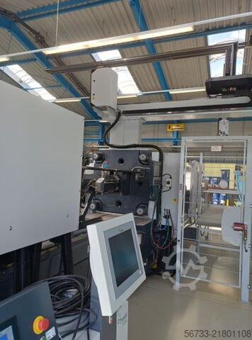 μηχανή χύτευσης με έγχυση Sumitomo DEMAG IntElect 2  350/830-2200 mit Roboter-Sys