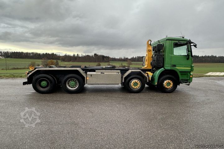 Φορτηγό γερανός roll-off Mercedes-Benz Actros 4148 8x4 Moser / Swiss-Vehicle
