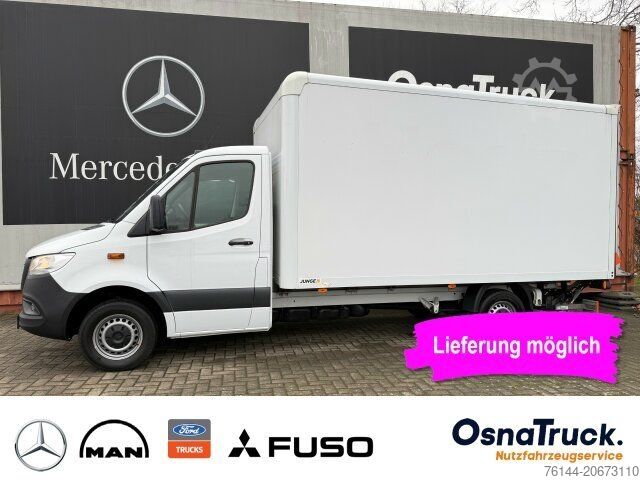 Furgão fechado MERCEDES-BENZ Sprinter 317 CDI Koffer+LBW maxi L3, Klima, Navi