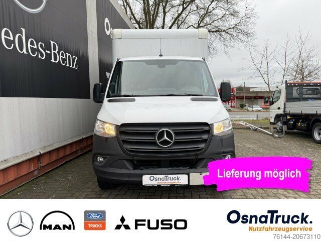 Furgão fechado MERCEDES-BENZ Sprinter 317 CDI Koffer+LBW maxi L3, Klima, Navi