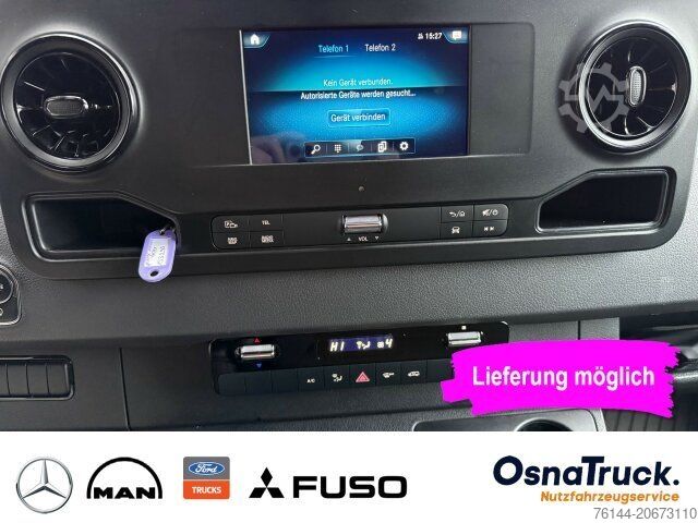 Furgão fechado MERCEDES-BENZ Sprinter 317 CDI Koffer+LBW maxi L3, Klima, Navi