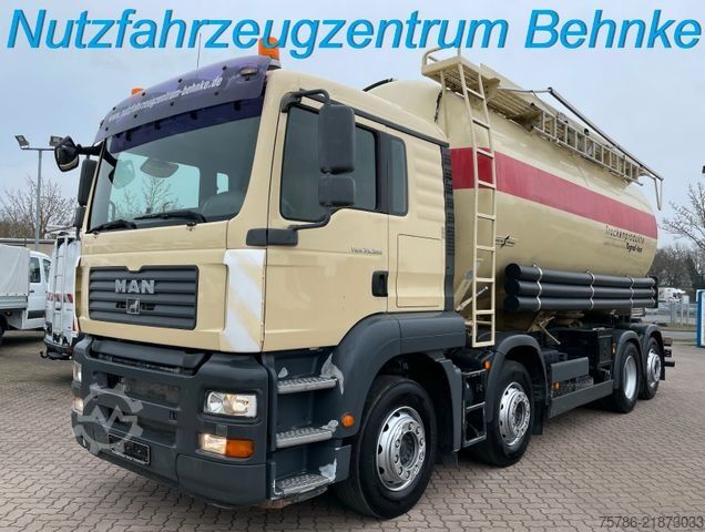 Tankbil MAN TGA 35.360 BL 8x2-4/ Spitzer Silo/ 23000 l/ AC