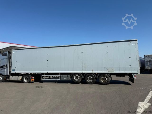 Yürüyen tabanlı yarı römork KNAPEN K100 Schubboden 92m³ 10 mm Boden, top Zustand