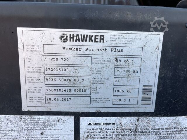 Ηλεκτρικό περονοφόρο τετράτροχο Linde E18PH-02