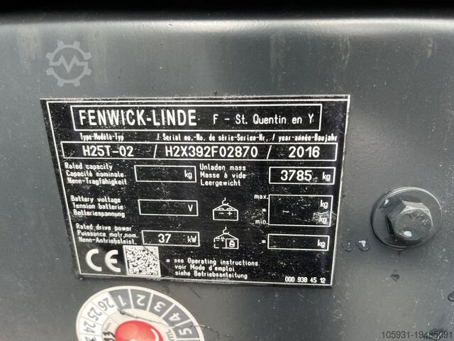 LPG-vorkheftruck Linde H25T-02