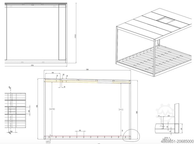 Stambeni kontejner Werkstattcontainer Büro Container