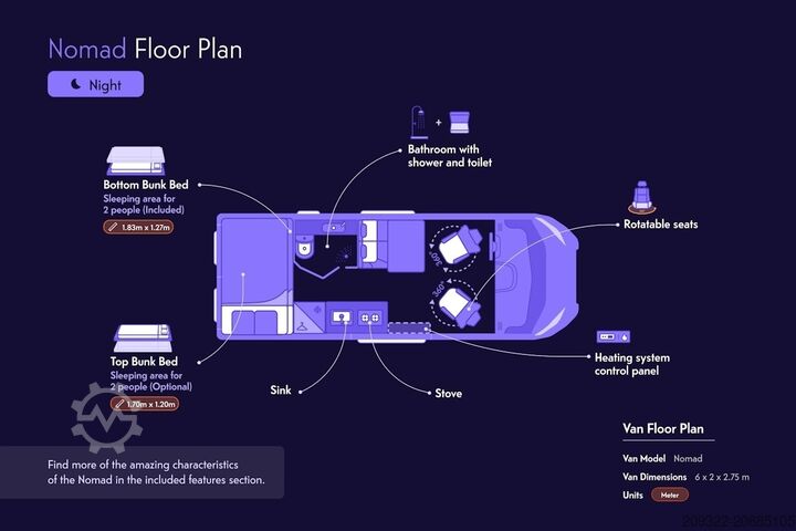 Kamp-prikolica/kamper Fiat Weinsberg Carabus 600 K | 4 Posti Letto | Completamente Attrezzato