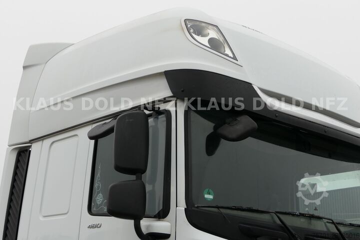 Standart çekici ünitesi DAF XF 480 Retarder 2-Tank Standklima Euro 6