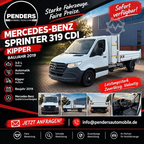 Tipvogn varebil MERCEDES-BENZ Sprinter III  319 CDI L3 Kipper *3 Liter Motor*