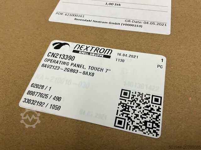 Control unit Siemens KTP700 BASIC