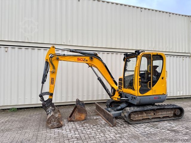 Minigrävare WACKER Neuson 50Z3 / 2014 BJ / 2 x Löffel