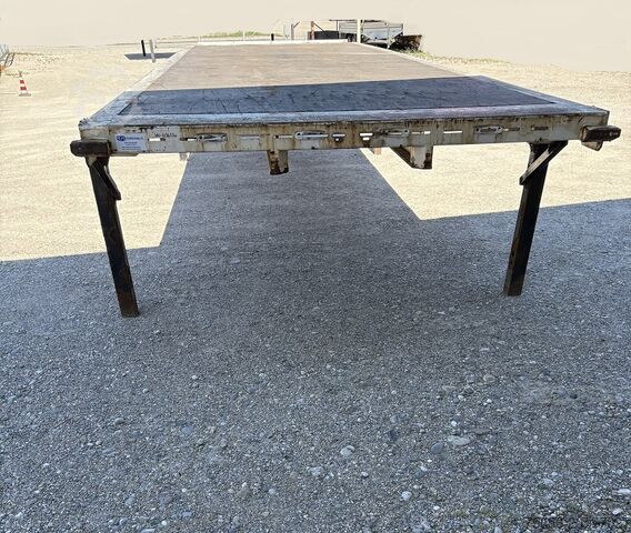 Swap body with flatbed Krone Plattform 7,82m Multilockaußenrahmen