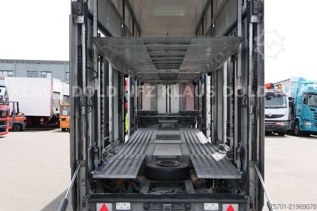Semirreboque porta-carros  Rolfo S2 geschloss. Autotransp. Hubdach Lifbühne