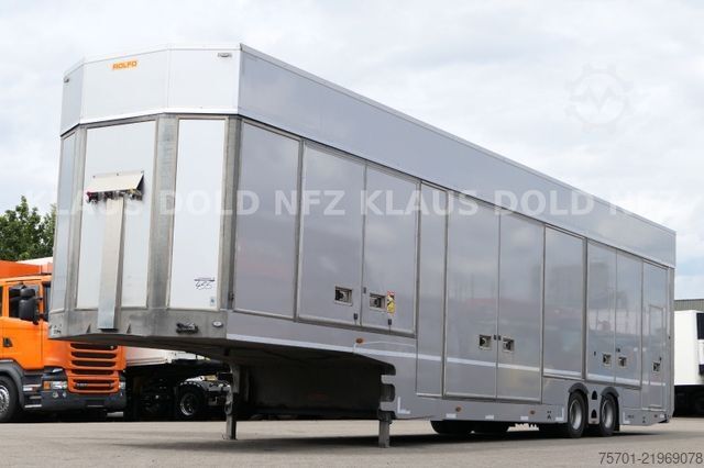 Semirreboque porta-carros  Rolfo S2 geschloss. Autotransp. Hubdach Lifbühne