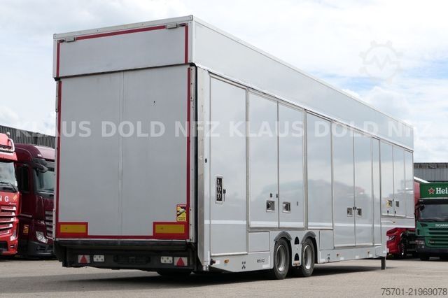 Semirreboque porta-carros  Rolfo S2 geschloss. Autotransp. Hubdach Lifbühne