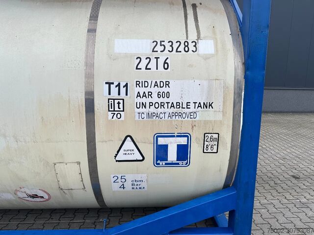 Tankcontainer CIMC 20FT ISO 24.960L UN PORTABLE T11 5Y+CSC-TEST: 0...