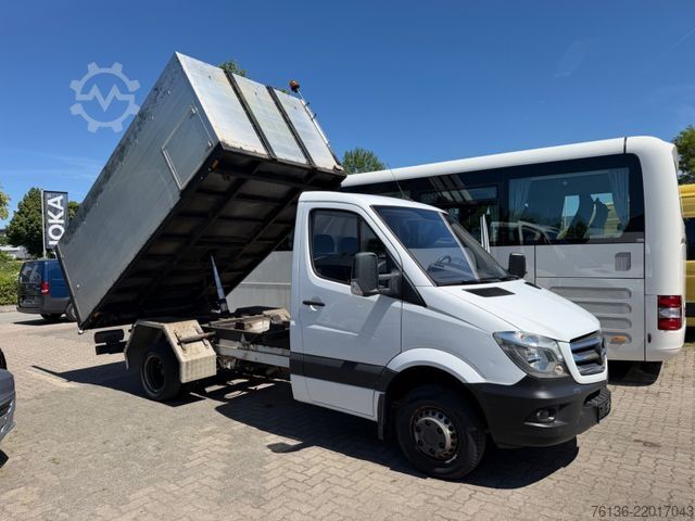 Billenőplatós furgon MERCEDES-BENZ Sprinter 514 CDI Kipper Klima AHK