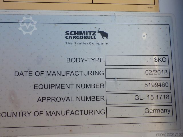 Frigorifik yarı römork SCHMITZ CARGOBULL SKO 24/L FP45 Doppelst./Thermo-King/LBW/2133 Bh