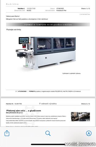 Kenar bantlama makinesi Format-4 tempora F600