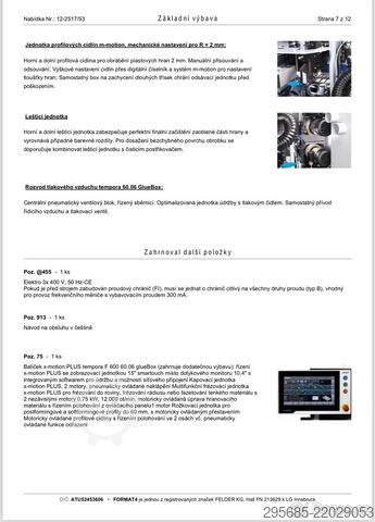 Kenar bantlama makinesi Format-4 tempora F600