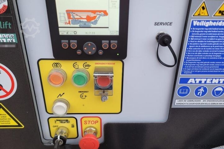 Articulated boom lift  PLATFORM BAS SPIDER 22.10 EVO CE Declaration, Vali