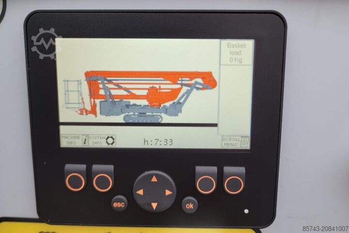 Articulated boom lift PLATFORM BAS SPIDER 22.10 EVO CE Declaration, Vali