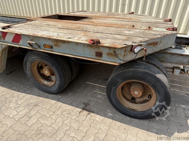 Remorcă cu platformă joasă MÜLLER-MITTELTAL TT40 Tieflader / Rampen