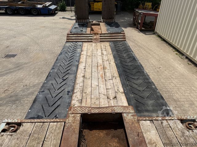Remorcă cu platformă joasă MÜLLER-MITTELTAL TT40 Tieflader / Rampen