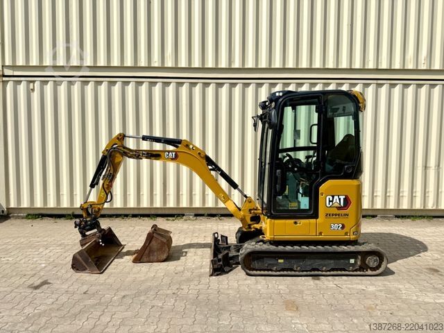 Minikotró CATERPILLAR 302 CR / Powertilt / Deutsche Maschine