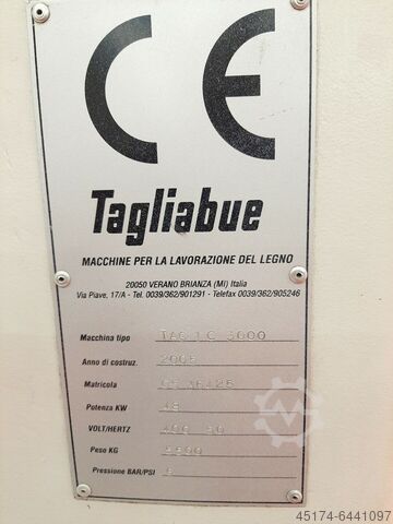 Automatic wide belt sander TAGLIABUE - COSTA LEVIGATRICI TAG 1/C 3000