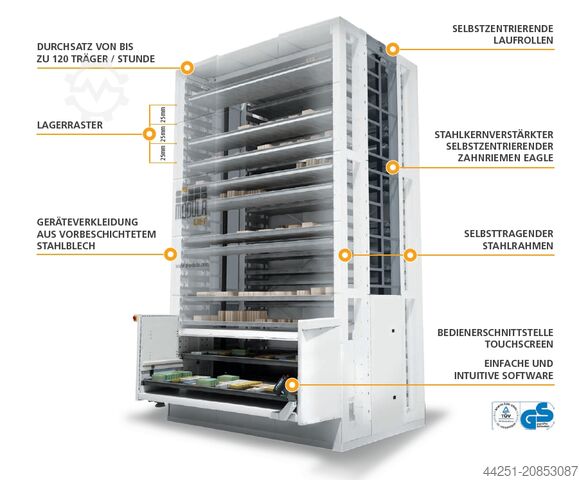 Automated Vertical Storage System 06 Modula ML50D