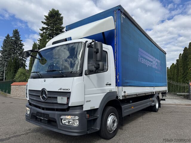Atego 1221 L tail lift 1.5t, Edscha sliding roof, air conditioning Mercedes-Benz Atego 1221 L Pr/Pl., LBW 1,5to. , Klima