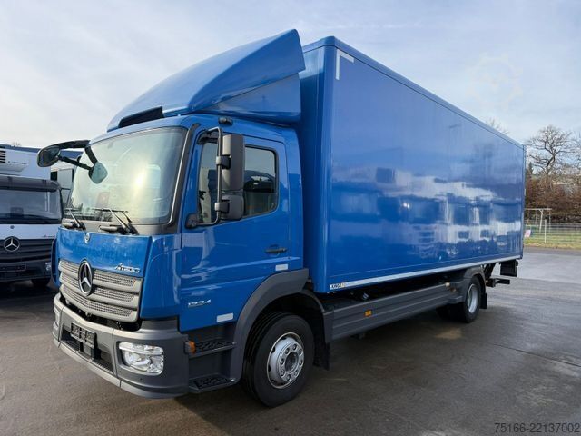 Box truck MERCEDES-BENZ ATEGO 1224 L Koffer 7,20 m LBW 1,5 to.*Seitentür