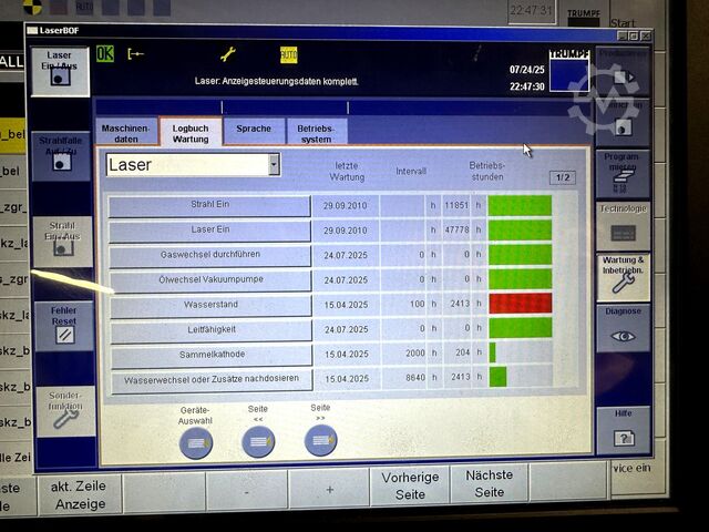 Máquina de corte por láser TRUMPF TruLaser Tube 7000